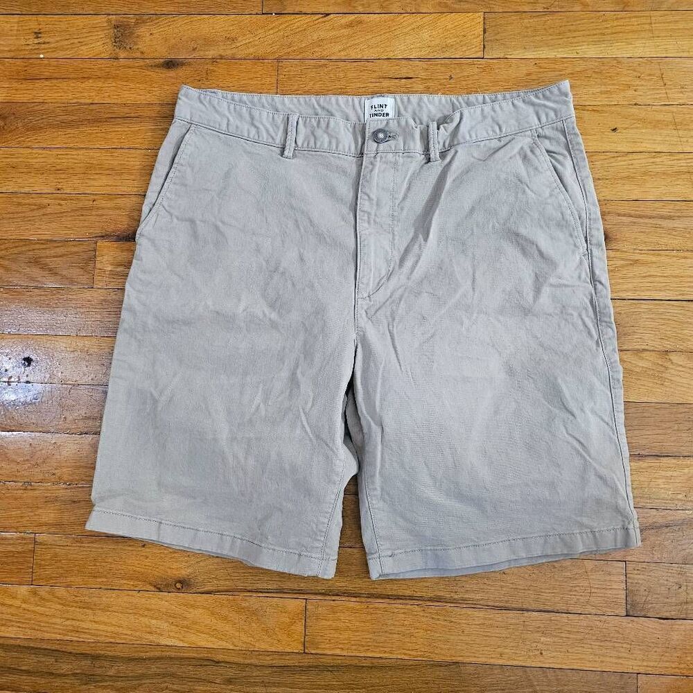 Flint and Tinder Chino Shorts Mens Size 36 Beige